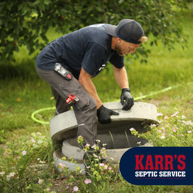 Septic service call - Emergency and alarm