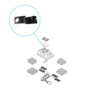 Self-locking plastic fastener for fiberglass