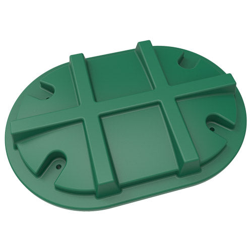 Oval lid secondary access for Ecoflo® polyethylene system