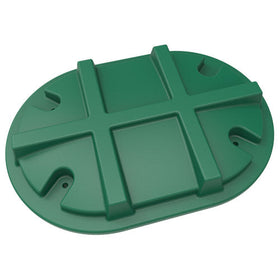 Oval lid secondary access for Ecoflo® polyethylene system