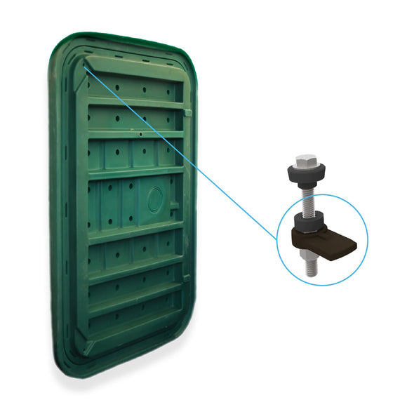 1/4 replacement turns for plastic lid